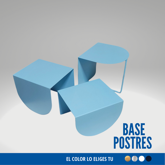 Kit de 3 Bases Postres
