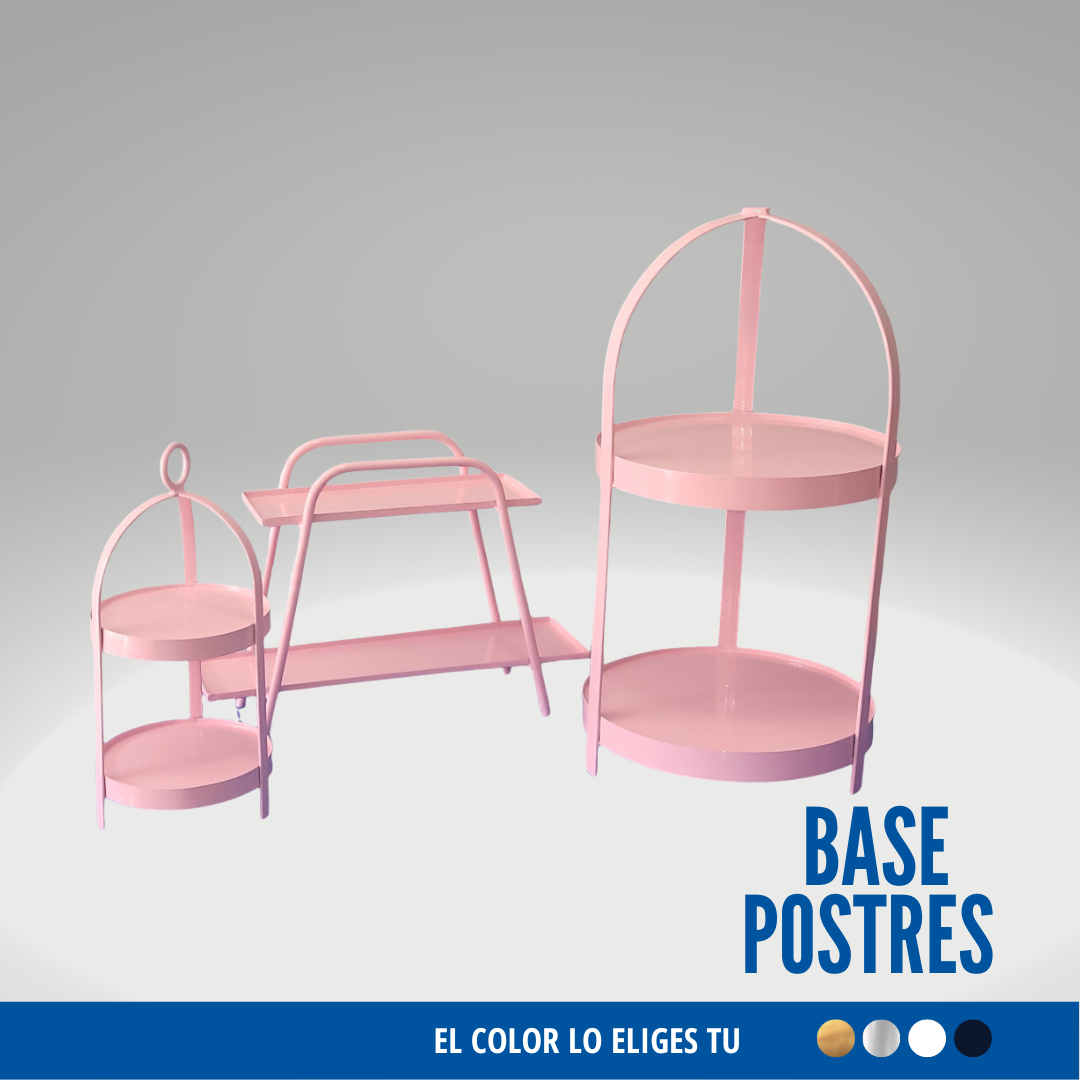 Kit de 3 Bases Postres