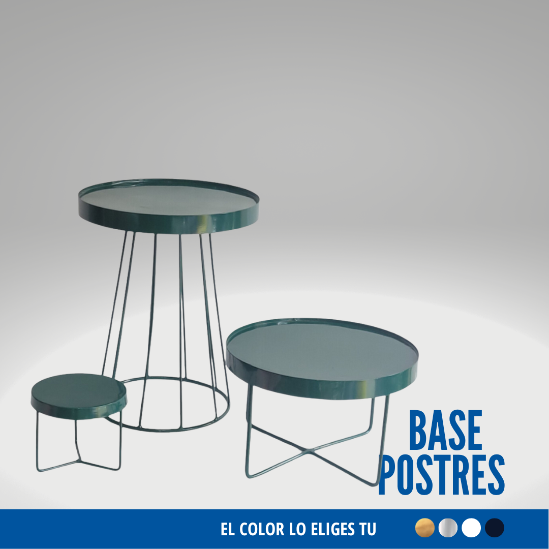 Kit de 3 Bases Postres