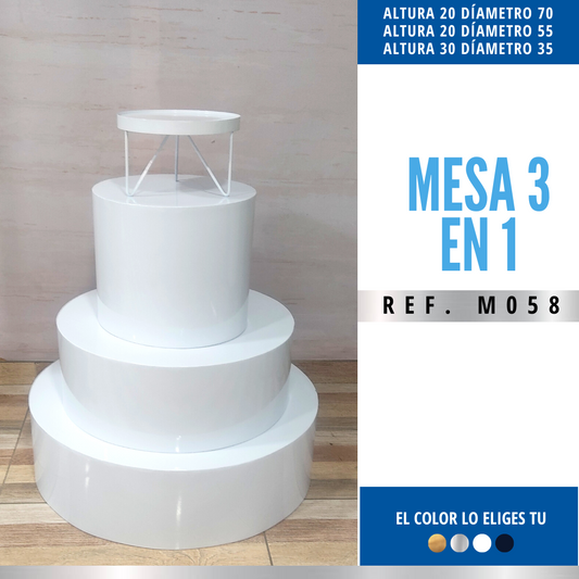 Ref. M058 Mesa 3 Niveles