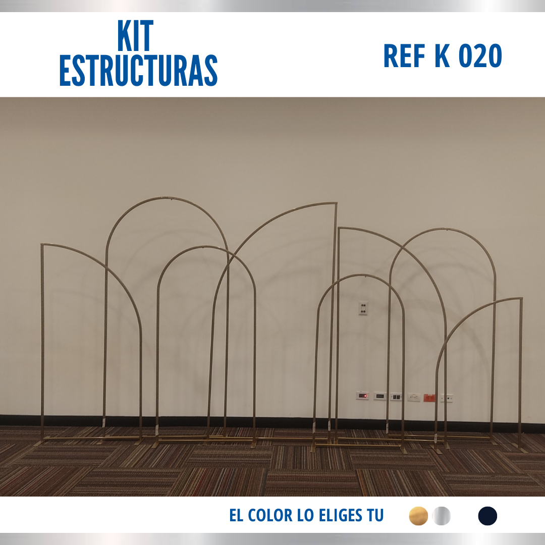 Ref K020 Kit de 8 Estructuras