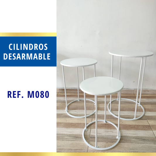 Ref. M080  Kit de 3 Cilindros Desarmables