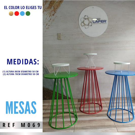 Ref.M069 Kit de 3 Mesas y 3 Bases de Postres