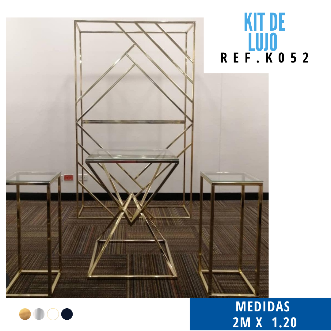 Ref.  K052 Kit de Backing y Mesas de Lujo